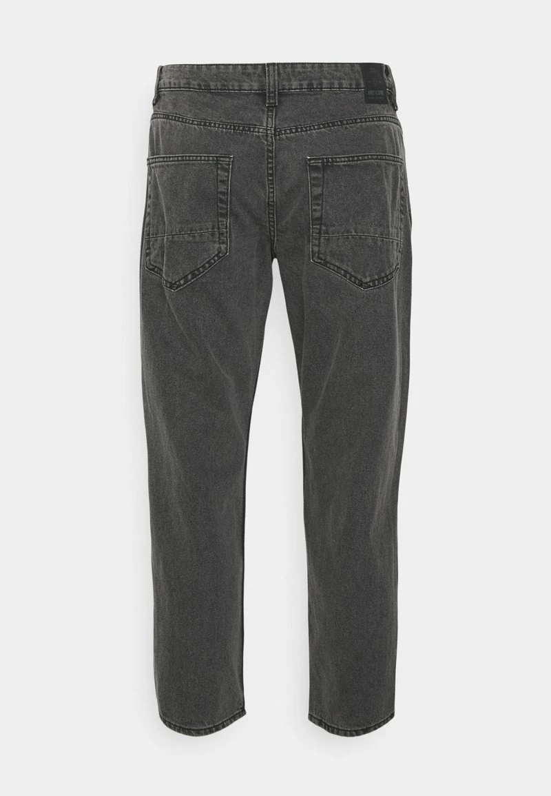 Only & Sons Herren ONSAVI BEAM CROP - Taillierte Jeans im Slim Fit - Schwarz 2 Only & Sons Herren ONSAVI BEAM CROP - Taillierte Jeans im Slim Fit - Schwarz – Bild 2