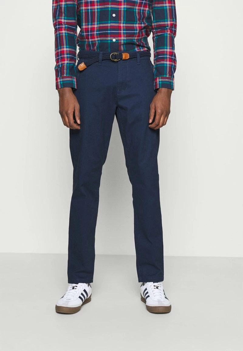 Only & Sons Herren ONSWILL LIFE BELT - Chino in Dress Blues | Moderne Herrenhosen 1 Only & Sons Herren ONSWILL LIFE BELT - Chino in Dress Blues | Moderne Herrenhosen