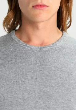 Only & Sons Herren ONSALEX CREW NECK Strickpullover - Medium Grey Melange - Hochwertiger Herbst/Winter Pullover 9 Only & Sons Herren ONSALEX CREW NECK Strickpullover - Medium Grey Melange - Hochwertiger Herbst/Winter Pullover -Only & Sons Geschäft e7e21b2c69e94ca6813e6139f975e6be