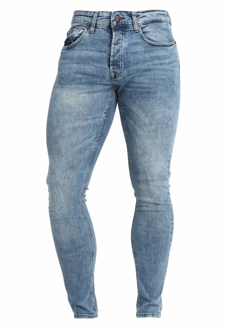 Only & Sons Herren ONSSPUN WASHED - Slim Fit Jeans - Blau Denim 2 Only & Sons Herren ONSSPUN WASHED - Slim Fit Jeans - Blau Denim – Bild 2