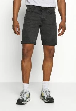 Only & Sons Herren ONSAVI LIFE LOOSE Jeans Shorts - Schwarz Denim - Moderne Herrenmode