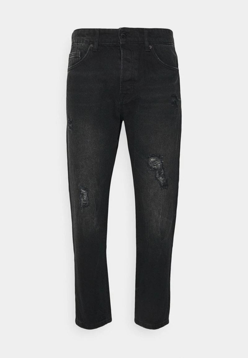 Only & Sons ONSAVI BEAM TAP - Slim Fit Jeans in Schwarz - Tapered Jeans für Herren 1 Only & Sons ONSAVI BEAM TAP - Slim Fit Jeans in Schwarz - Tapered Jeans für Herren