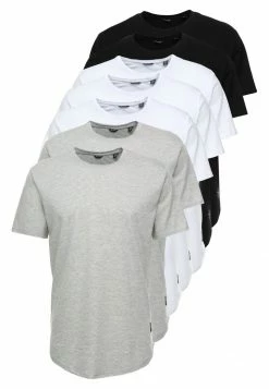 Only & Sons Herren ONSMATT LIFE LONGY TEE 7er Pack - Basic T-Shirts in Weiß/Schwarz/Grau Melange -Only & Sons Geschäft ea7a4d8c59e7480f840534a9fb9b4c18