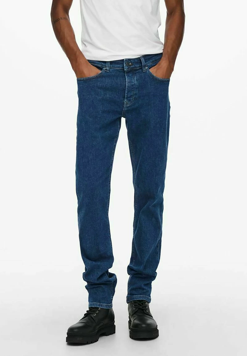 Only & Sons Herren ONSWEFT LIFE - Gerade geschnittene Jeans - Blauer Denim 1 Only & Sons Herren ONSWEFT LIFE - Gerade geschnittene Jeans - Blauer Denim