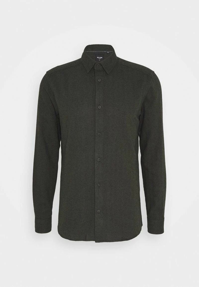 Only & Sons Herren ONSBRAD HERRINGBONE SHIRT - Hemd in Deep Depths | Freizeithemd 5 Only & Sons Herren ONSBRAD HERRINGBONE SHIRT - Hemd in Deep Depths | Freizeithemd – Bild 5