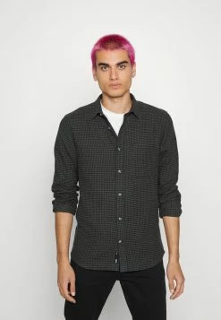 Only & Sons Herren ONSLARS LIFE HOUND TOOTH Hemd - Peat - Stilvolles Freizeithemd für Herren