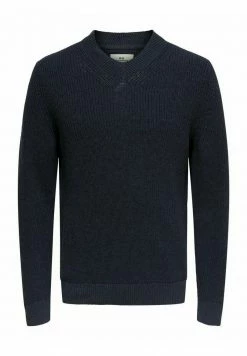 Only & Sons Herren ONSJUNIO LIFE Strickpullover - Dark Navy, weicher Wollpullover für Herren 12 Only & Sons Herren ONSJUNIO LIFE Strickpullover - Dark Navy, weicher Wollpullover für Herren -Only & Sons Geschäft eb6ba195a2cb40d589d6f6d0474c6f9f