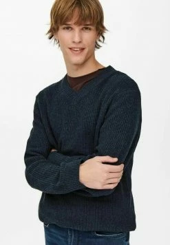 Only & Sons Herren ONSJUNIO LIFE Strickpullover - Dark Navy, weicher Wollpullover für Herren 10 Only & Sons Herren ONSJUNIO LIFE Strickpullover - Dark Navy, weicher Wollpullover für Herren -Only & Sons Geschäft ed61947a919c49aeb9d0dcd1ed265610