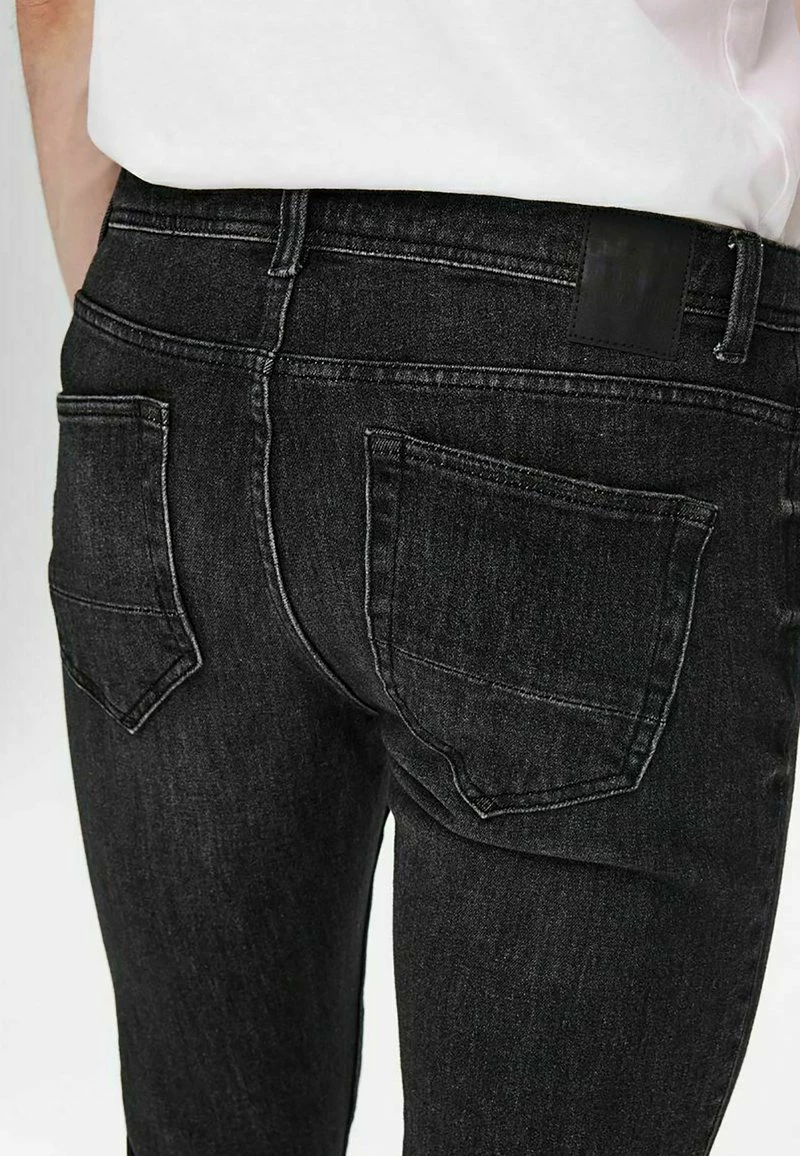 Only & Sons ONSLOOM LIFE - Slim Fit Jeans Herren | Schwarzer Denim 4 Only & Sons ONSLOOM LIFE - Slim Fit Jeans Herren | Schwarzer Denim – Bild 4