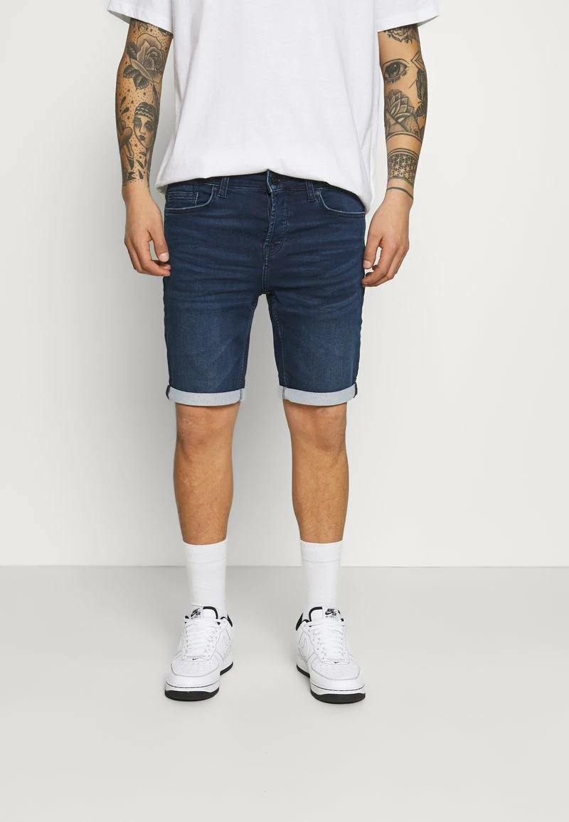 Only & Sons ONSPLY LIFE - Blue Denim Shorts für Herren - Bequeme Chino Shorts 1 Only & Sons ONSPLY LIFE - Blue Denim Shorts für Herren - Bequeme Chino Shorts