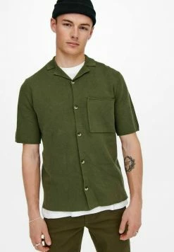 Only & Sons Hemd - Olive Night | Herren Freizeithemd -Only & Sons Geschäft f12f4b8c0d7a4645bd763aef0de44add