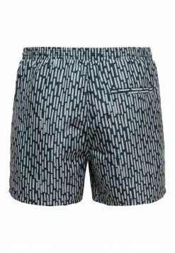 Only & Sons Herren GEMUSTERTE Badeshorts - Dark Navy - Leichte Badehose mit Muster -Only & Sons Geschäft f2733a6c9a2d4dd0935fcfc9c4a0d0ad