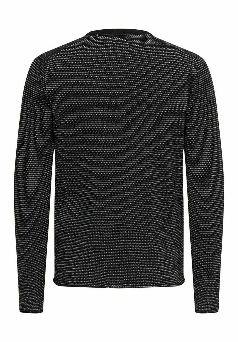 Only & Sons Herren ONSNIGUEL LIFE Crew Neck Strickpullover - Dark Navy 2 Only & Sons Herren ONSNIGUEL LIFE Crew Neck Strickpullover - Dark Navy – Bild 2