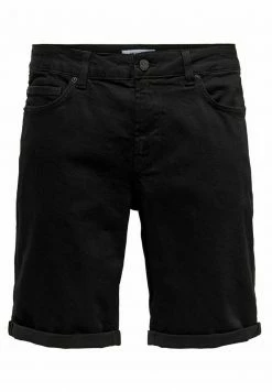 Only & Sons Herren Jeans Shorts - Schwarze Denim Kurzose - Moderne Herrenmode -Only & Sons Geschäft f2f333a00d5f4465bd6322c78a999e5d