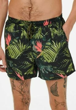 Only & Sons GEMUSTERTE Badeshorts Herren - Olive Night | Stilvolle Bademode für den Sommer -Only & Sons Geschäft f2f9004145bf4643b3d04171eae04761
