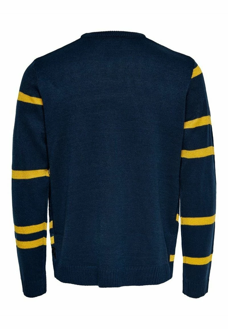 Only & Sons Herren Strickpullover - Dress Blues | Hochwertige Strickwaren für Herren 2 Only & Sons Herren Strickpullover - Dress Blues | Hochwertige Strickwaren für Herren – Bild 2