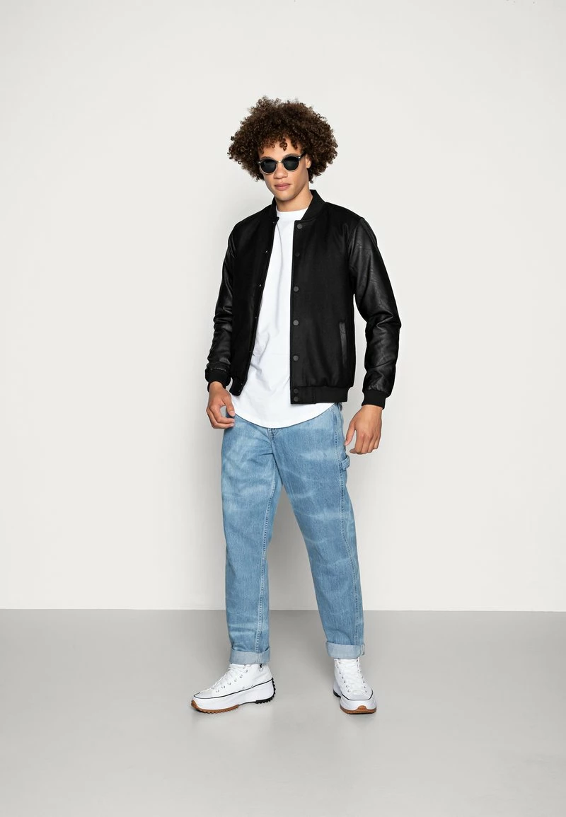 Only & Sons Herren ONSMATT LONGY 2 PACK - T-Shirt Basic - Schwarz/Weiß 1 Only & Sons Herren ONSMATT LONGY 2 PACK - T-Shirt Basic - Schwarz/Weiß