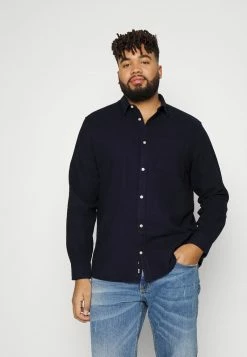 Only & Sons Herren ONSLUCA LIFE SOLID SHIRT - Hemd Dunkelblau - Freizeithemd für Herren