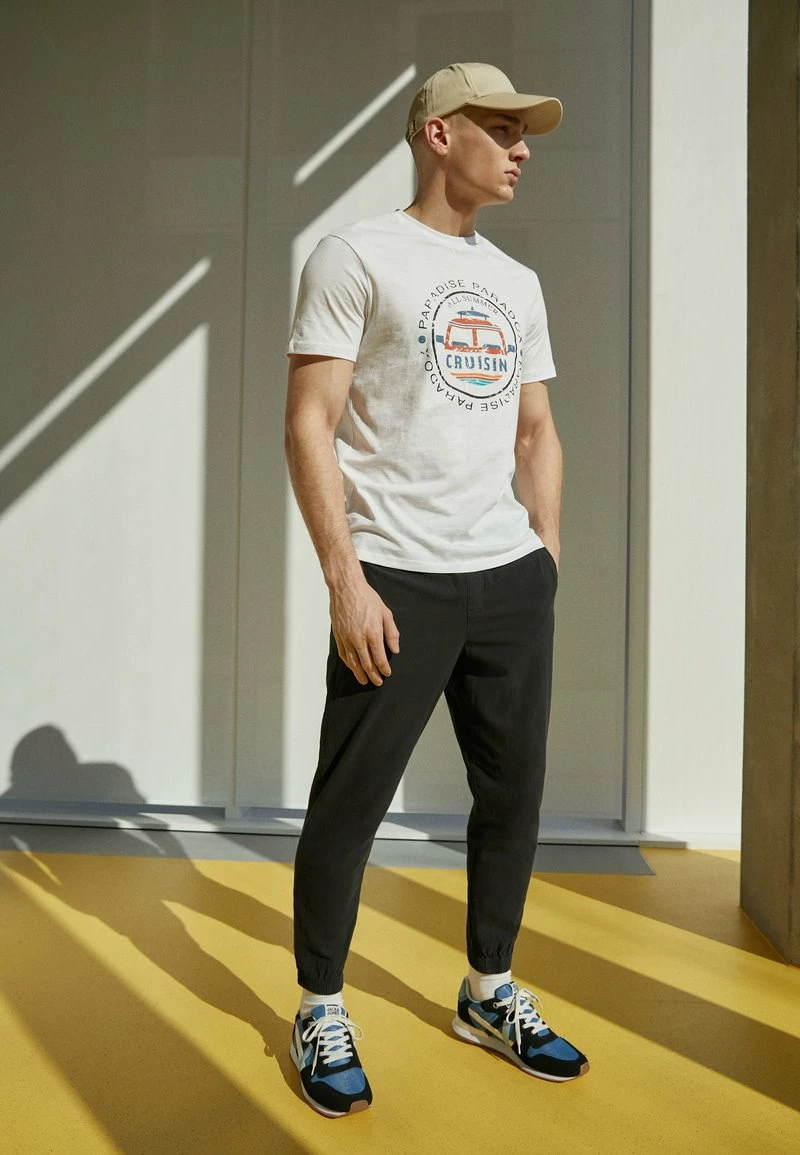 Only & Sons Herren ONSTED T-Shirt Print - Hellweiß – Modernes Design & Bequemer Tragekomfort 1 Only & Sons Herren ONSTED T-Shirt Print - Hellweiß – Modernes Design & Bequemer Tragekomfort