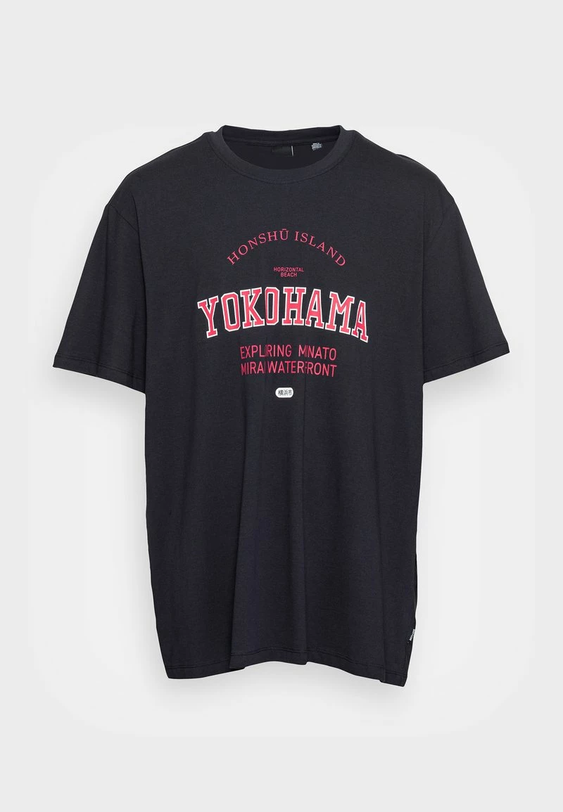 Only & Sons Herren ONSGLEN VARISTY TEE - T-Shirt Print - Dark Navy | Casual Style | Hochwertige Baumwolle 4 Only & Sons Herren ONSGLEN VARISTY TEE - T-Shirt Print - Dark Navy | Casual Style | Hochwertige Baumwolle – Bild 4