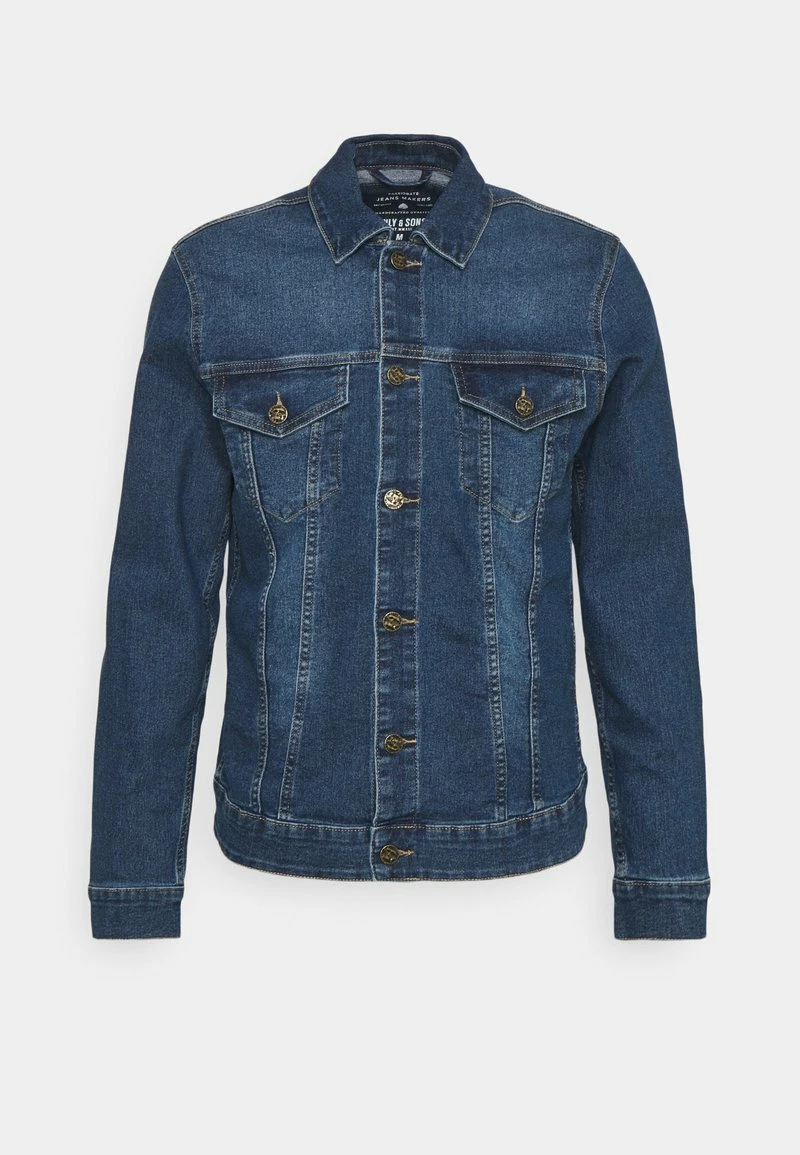 Only & Sons Herren ONSCOME LIFE TRUCKER - Jeansjacke - Blue Denim | Stilvolle Denim-Jacke für Herren 5 Only & Sons Herren ONSCOME LIFE TRUCKER - Jeansjacke - Blue Denim | Stilvolle Denim-Jacke für Herren – Bild 5