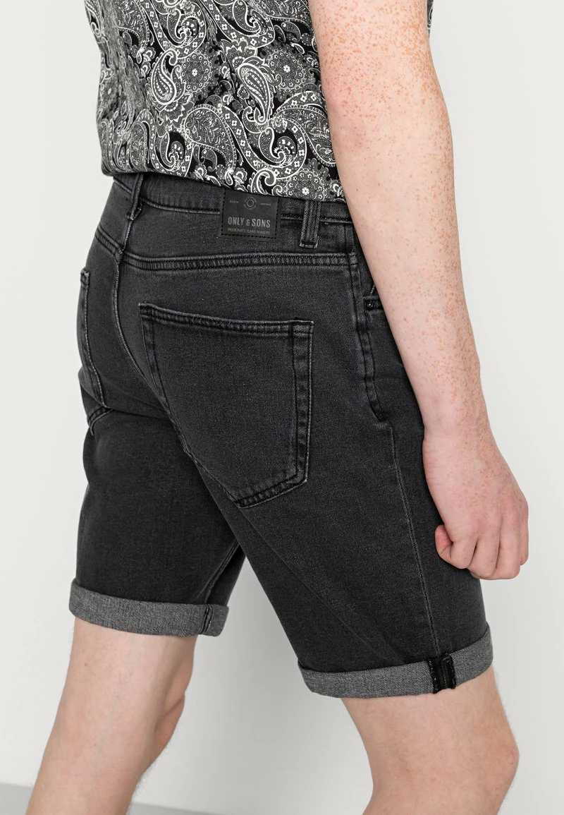 Only & Sons Herren ONSPLY Jeans Shorts - Schwarz - Modebewusste Freizeitbekleidung 5 Only & Sons Herren ONSPLY Jeans Shorts - Schwarz - Modebewusste Freizeitbekleidung – Bild 5