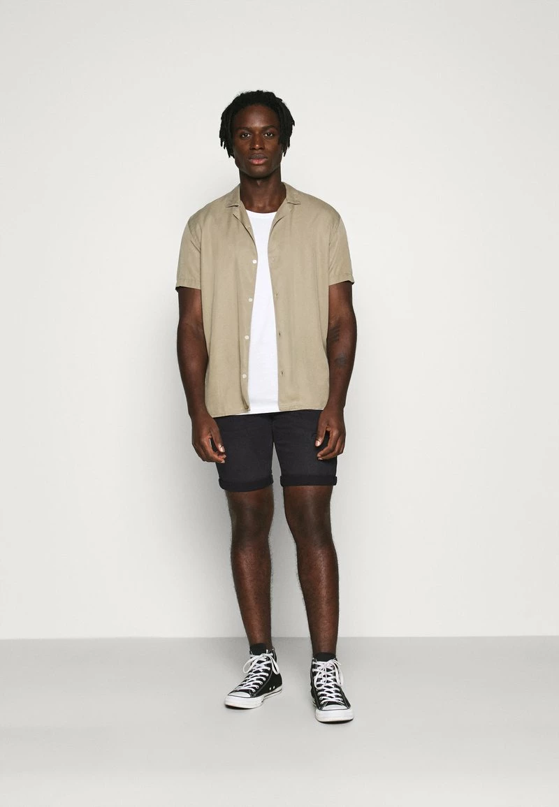 Only & Sons Herren ONSPLY - Jeans Shorts - Schwarze Denim-Kurze Hose 2 Only & Sons Herren ONSPLY - Jeans Shorts - Schwarze Denim-Kurze Hose – Bild 2