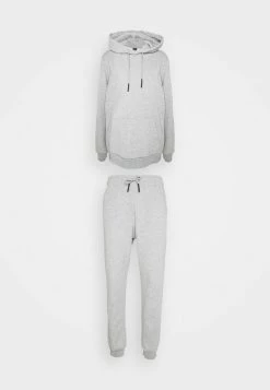 Only & Sons Herren ONSCERES HOOD PANT SET - Trainingsanzug Light Grey Melange - Bequemer 2-teiliger Sportanzug -Only & Sons Geschäft f625b6d486554e029043507ee6feb511
