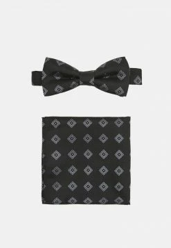 Only & Sons Herren ONSTROY PATTERN BOW TIE SET - Fliege - Schwarz