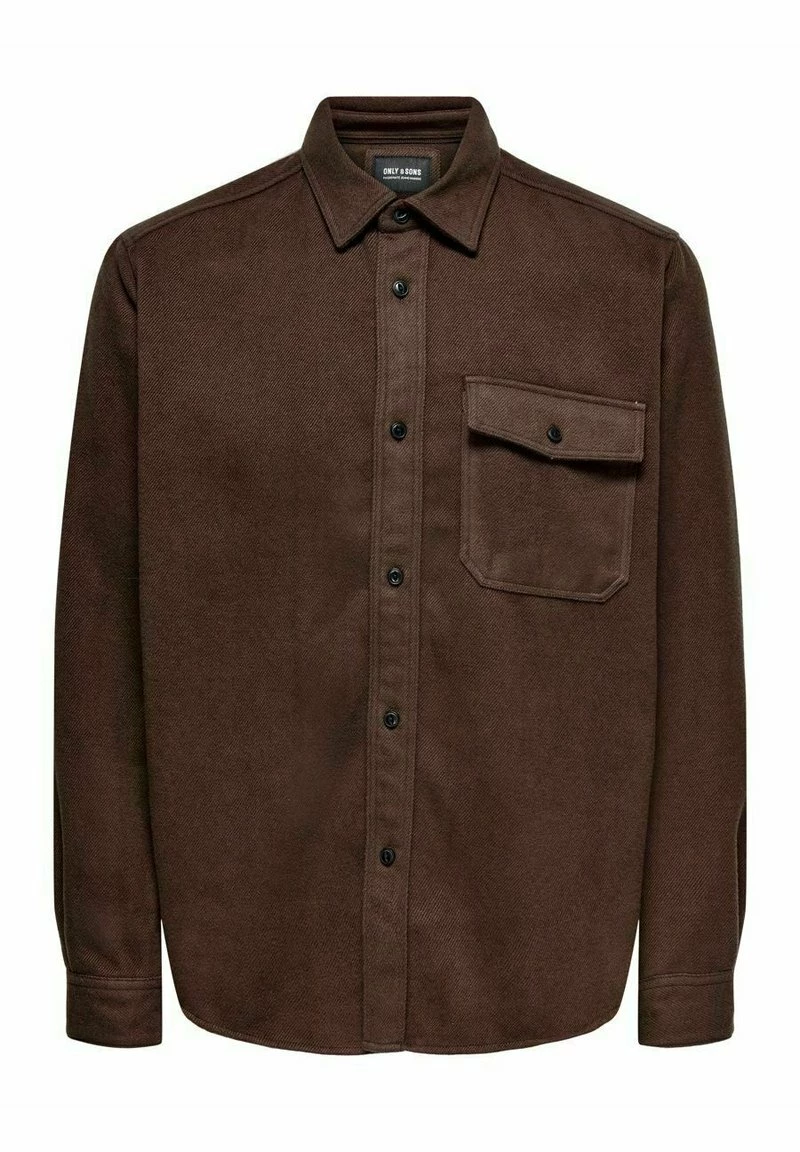 Only & Sons Herren Hemd - Chicory Coffee | Freizeithemd für stilvolle Herren 5 Only & Sons Herren Hemd - Chicory Coffee | Freizeithemd für stilvolle Herren – Bild 5