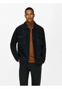 Only & Sons Herren Übergangsjacke - Leichte Jacke in Dunkelblau