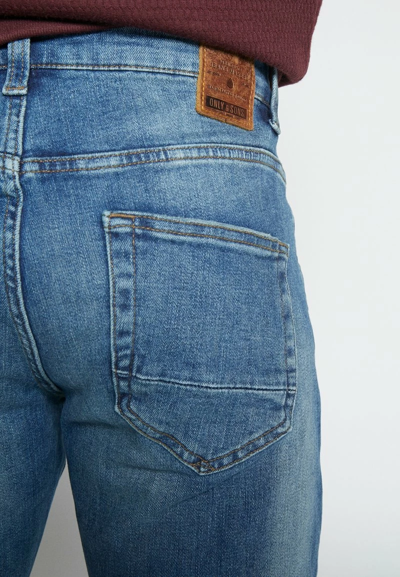 Only & Sons Herren ONSWEFT - Straight Leg Jeans in Blauem Denim 5 Only & Sons Herren ONSWEFT - Straight Leg Jeans in Blauem Denim – Bild 5