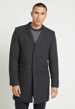 Only & Sons Herren ONSJULIAN KING COAT - Klassischer Wollmantel in Night Sky Melange