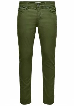 Only & Sons Herren ONSLOOM - Jeans Slim Fit - Olive Night | Moderne Passform & stilvolles Design -Only & Sons Geschäft f9e7dccf54944a389519df948a828844
