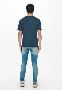 Only & Sons Herren T-Shirt Print - Moonlit Ocean | Modisches Design | Hochwertiges Baumwollshirt -Only & Sons Geschäft fb267a67b9fe4315b4a8da8208ab41ed