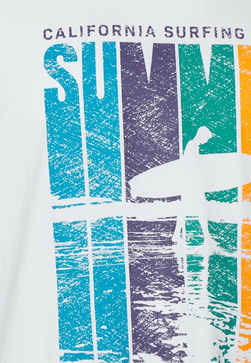 Only & Sons Herren ONSGUNTHER SURF TEE - Weißes Print-T-Shirt für Männer 3 Only & Sons Herren ONSGUNTHER SURF TEE - Weißes Print-T-Shirt für Männer – Bild 3