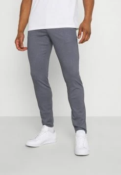 Only & Sons Herren ONSMARK TAP PANT CHECK - Stoffhose - Dark Navy | Elegante Hosen für Herren