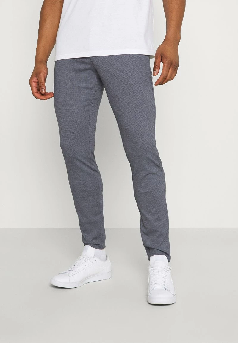 Only & Sons Herren ONSMARK TAP PANT CHECK - Stoffhose - Dark Navy | Elegante Hosen für Herren 1 Only & Sons Herren ONSMARK TAP PANT CHECK - Stoffhose - Dark Navy | Elegante Hosen für Herren