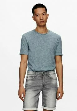 Only & Sons Herren ONSALBERT LIFE NEW - T-Shirt Basic - Blue Glow | Modernes Design & Komfort