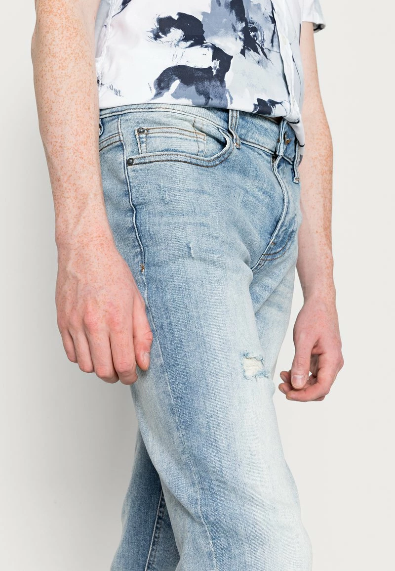 Only & Sons ONSLOOM LIFE SLIM DAMAGEMA - Jeans Slim Fit - Blau Denim für Herren 5 Only & Sons ONSLOOM LIFE SLIM DAMAGEMA - Jeans Slim Fit - Blau Denim für Herren – Bild 5