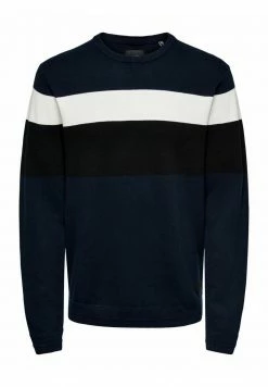 Only & Sons Herren Strickpullover - Dress Blues | Hochwertige Strickwaren für Herren