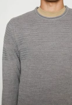 Only & Sons ONSBLADE CREW NECK Strickpullover - Medium Grey Melange für Herren -Only & Sons Geschäft fcd1cfa98ff94905844170d5325b2a2d
