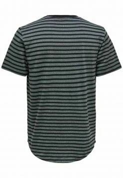 Only & Sons Herren GESTREIFT T-Shirt Print - Dark Navy | Modisches Basic für deinen Style -Only & Sons Geschäft fd3382caa77e4cf4babaa95cdfe5d519