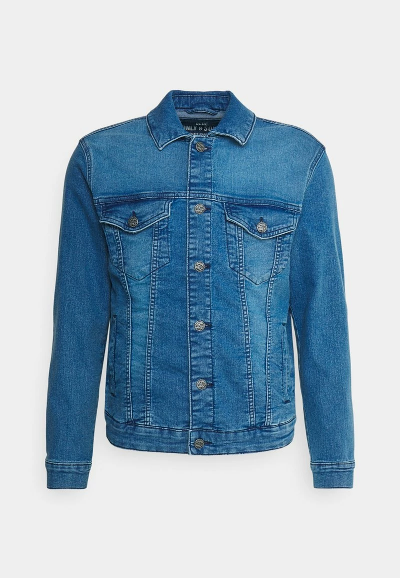 Only & Sons Herren ONSCOME LIFE - Blaue Denim Jeansjacke | Moderne Jeansjacke für Herren 1 Only & Sons Herren ONSCOME LIFE - Blaue Denim Jeansjacke | Moderne Jeansjacke für Herren