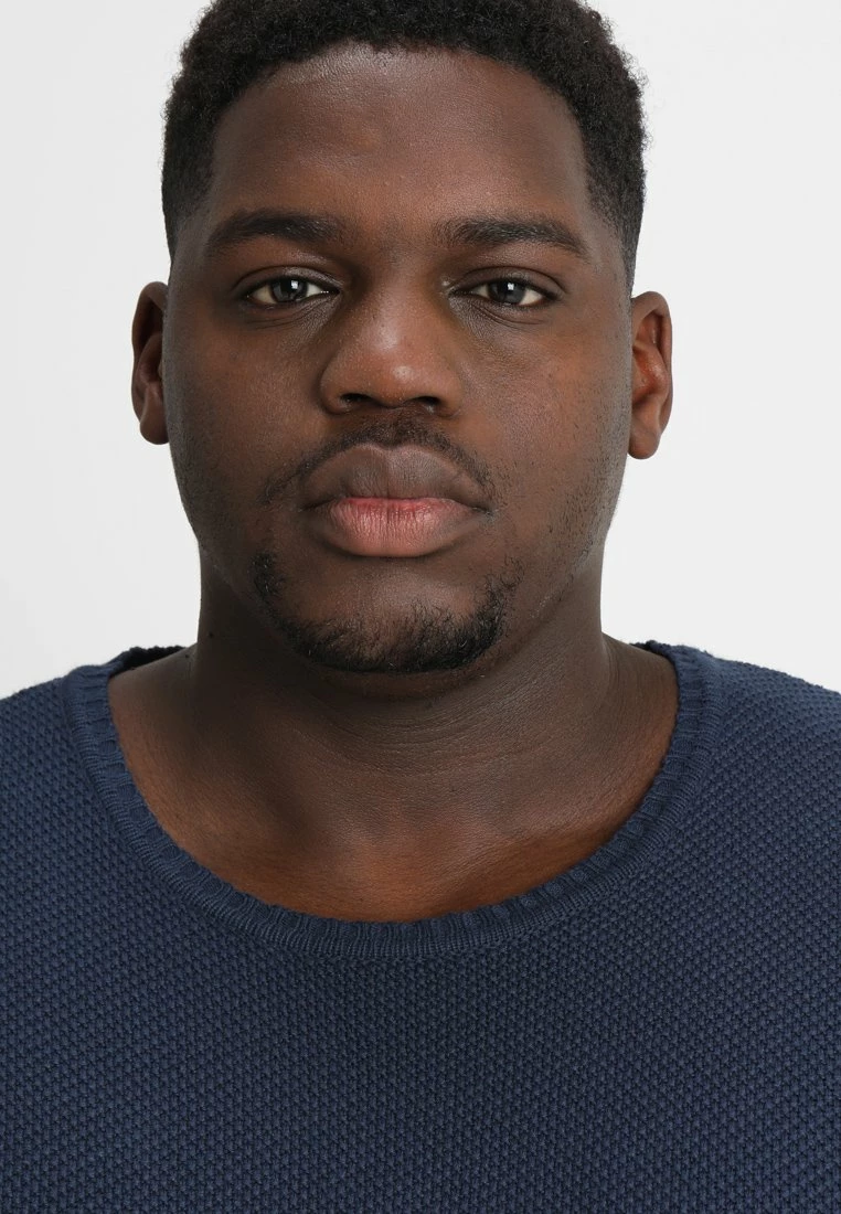 Only & Sons Herren DAN STRUCTURE CREW - Strickpullover Dress Blue 4 Only & Sons Herren DAN STRUCTURE CREW - Strickpullover Dress Blue – Bild 4