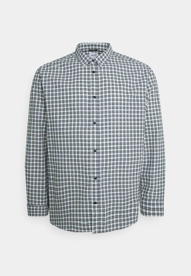 Only & Sons Herren ONSTONY CHECK PLUS SIZE - Hemd - Cloud Dancer 1 Only & Sons Herren ONSTONY CHECK PLUS SIZE - Hemd - Cloud Dancer