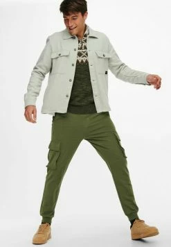 Only & Sons Herren MIT TUNNE - Cargohose - Khaki | Stilvolle Hosen für jeden Anlass 10 Only & Sons Herren MIT TUNNE - Cargohose - Khaki | Stilvolle Hosen für jeden Anlass -Only & Sons Geschäft fed856c5595b4504b4d21e11b1c2c781