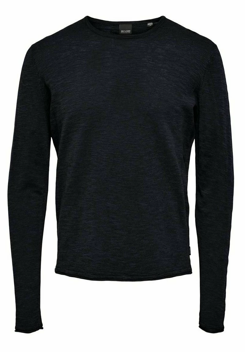 Only & Sons Herren Strickpullover - Dunkelblau (Dark Navy) | Modischer Herrenpullover aus Strickware 1 Only & Sons Herren Strickpullover - Dunkelblau (Dark Navy) | Modischer Herrenpullover aus Strickware